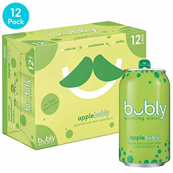 Bubly Sparkling Apple, 335ml (12cans)