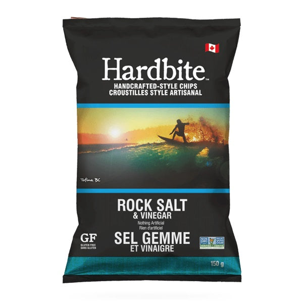 Hardbit Potato Chips Salt & Vinegar, 150gr