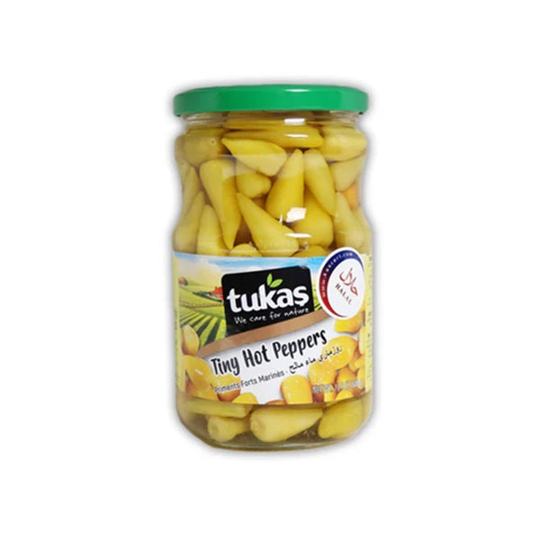 Tukas Tiny Hot Pepper Pickled, 680gr