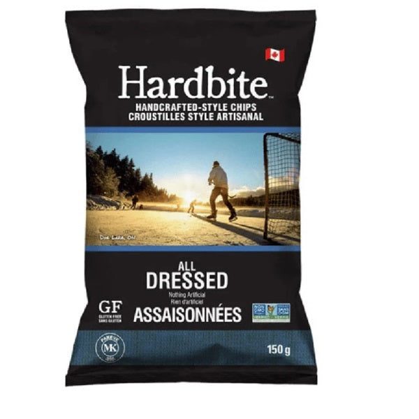 Hardbit Potato Chips All Dressed, 150gr