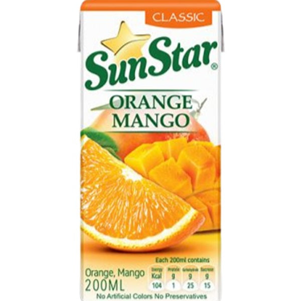 Sun Star Orange Mango Drink , 200ml