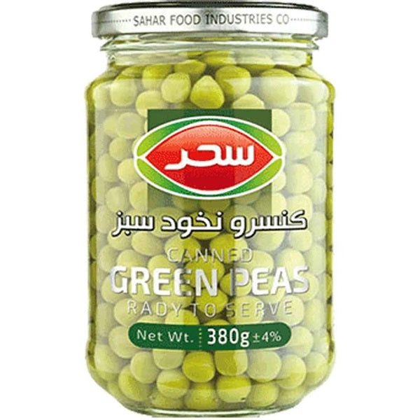 Sahar Canned Green Peas, 380gr