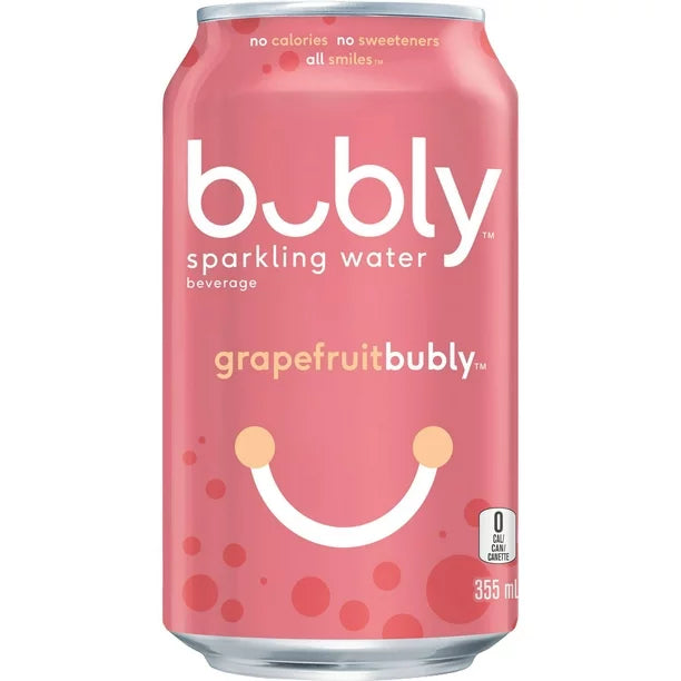 Bubly Sparkling Water Grapefruit, 335ml