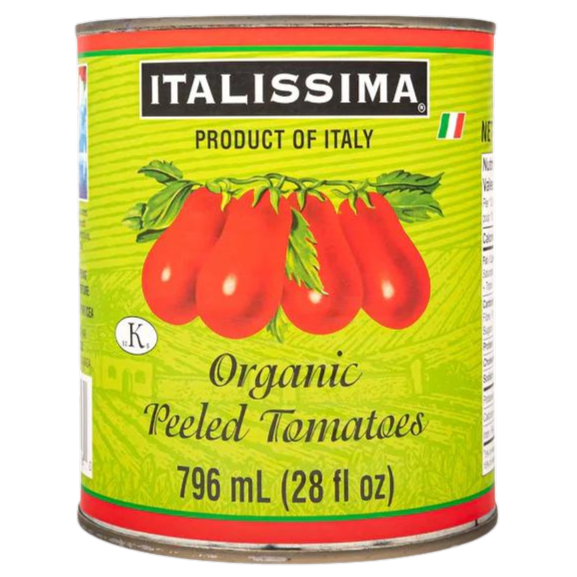 Italissima Tomatoes Peeled Organic, 796ml