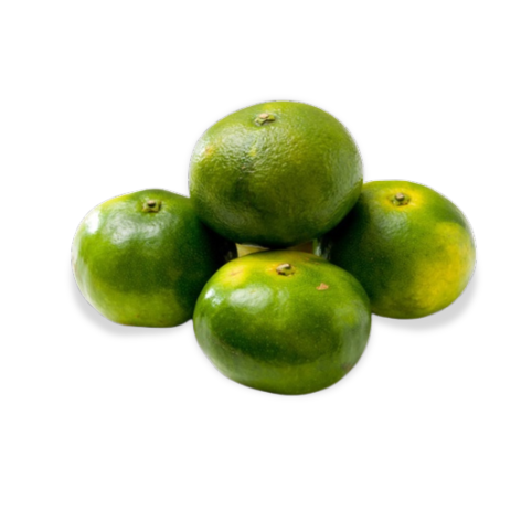 fresh green mandarin
