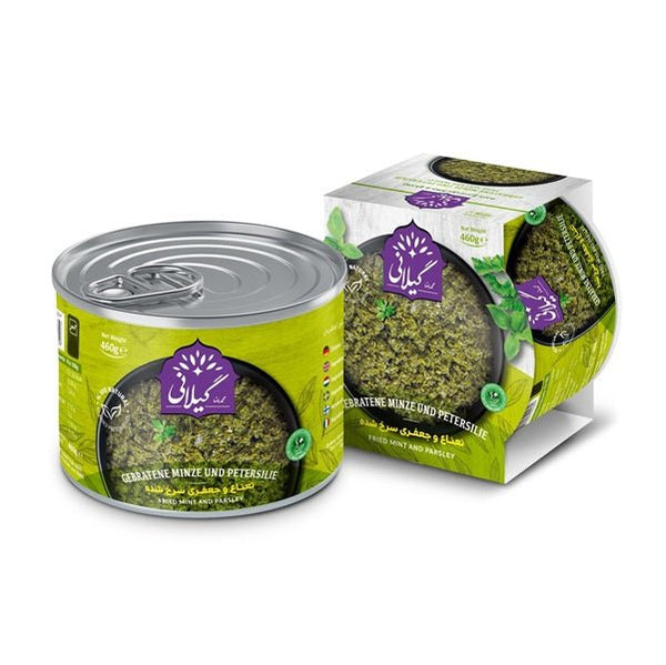 gilani fried mint and parsley