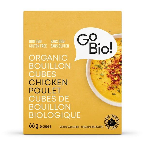 go bio organic bouillon cubes chicken