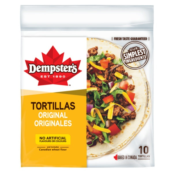 Dempster's Tortillas Original 610gr, 10pcs