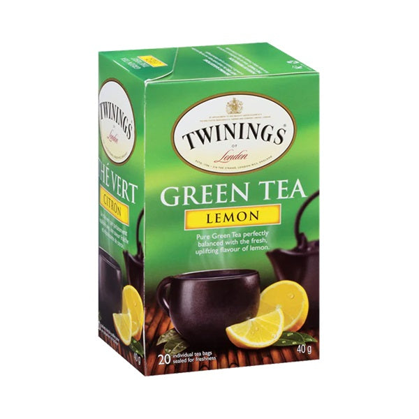 Twinings Green Tea with Lemon Teabag, 20ct