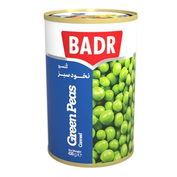 Badr Canned Green Peas, 430gr