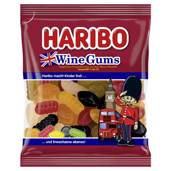 Haribo Wine Gums, 175gr