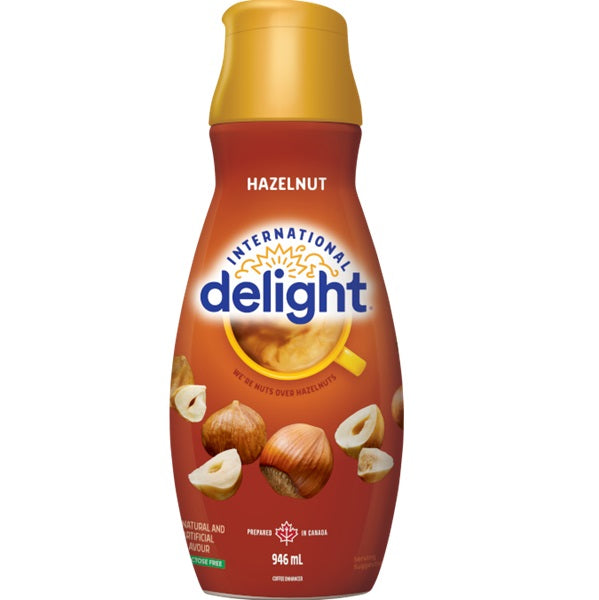 Delight Hazelnut Coffee Whitener , 473ml