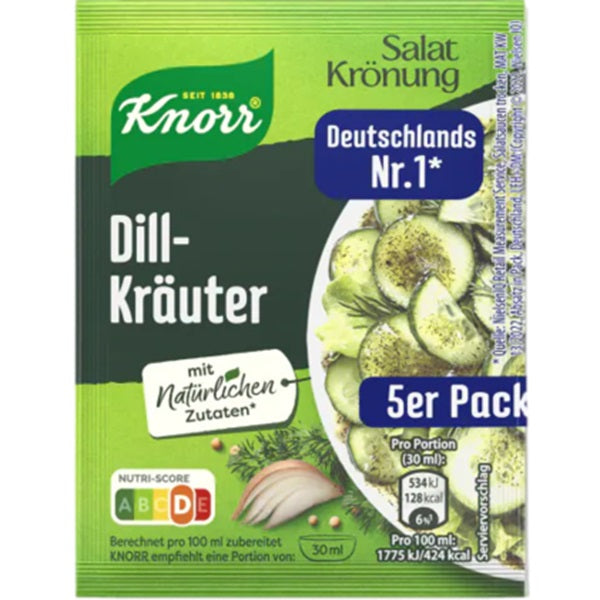 Knorr Salad Mix Dill, 5x30ml