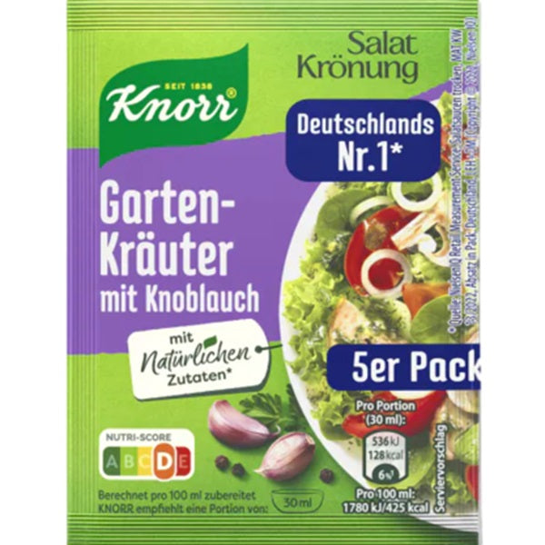 Knorr Salad Mix Garlic Garden, 5x30ml