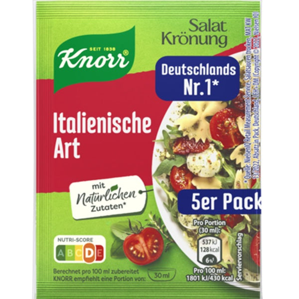 Knorr Salad Mix Italian, 5x30ml