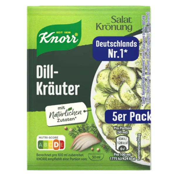 Knorr Salad Mix Dill, 5x30ml