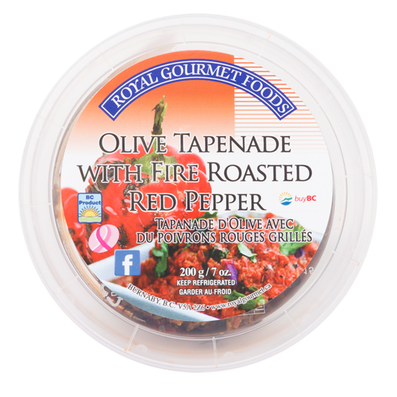 Royal Gourmet Foods Olive Tapenade Red Pepper, 200gr