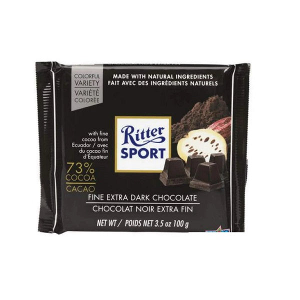 Ritter Sport Fine Extra Dark Chocolate %70, 100gr