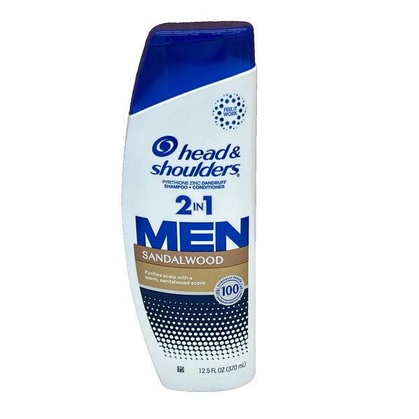 Head & Shoulders Shampoo Sandlewood 2IN1, 370ml