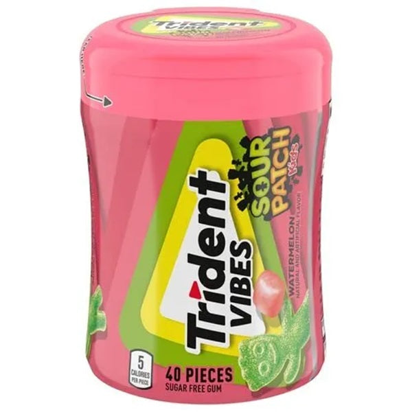 Trident Sour Patch Sugar Free Gum, 40pc