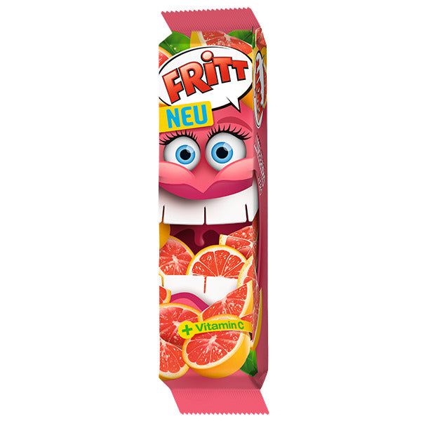 Fritt Chewy Candy Grapefruit, 6 Strips