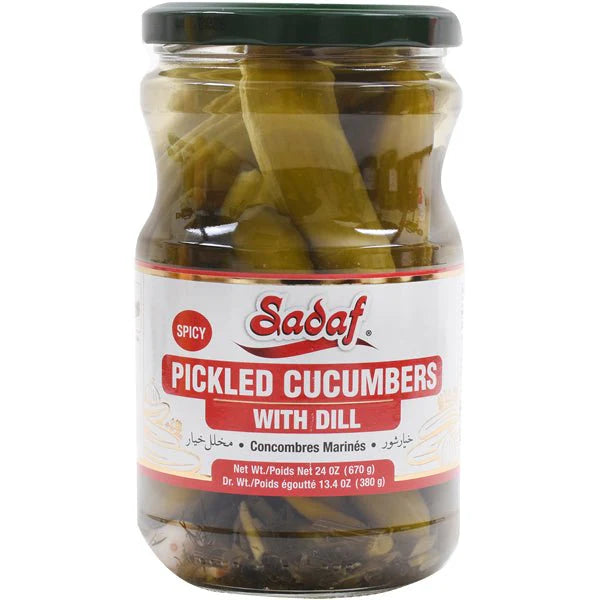 Sadaf Pickled Cucumber Spicy, 670gr