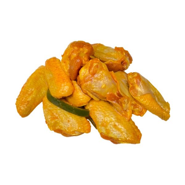 saffron-marinated chicken wings