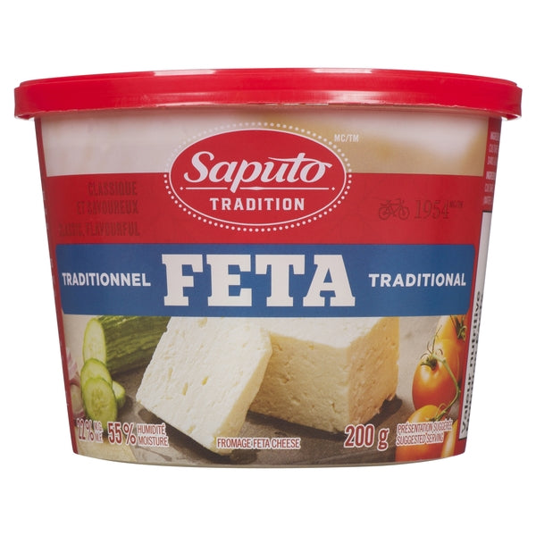 Saputo Traditional Feta Cheese, 200gr