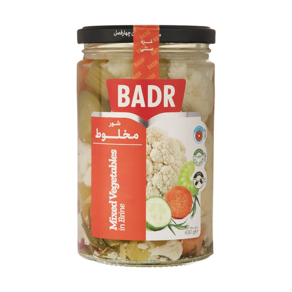 Badr Mixed Vegetables Salted, 630gr