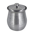 silver steel Dizi pot with a lid. roohi