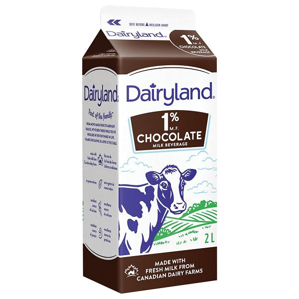 Dairyland 1% Partly Skimmed Chocolate Milk 2L