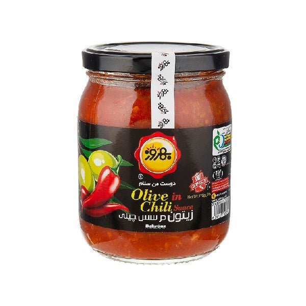 Behrouz Olives In Chili Sauce 550 Gr