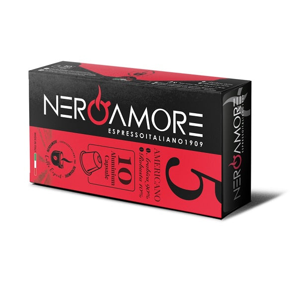 Nero Amore Americano Coffee Capsule, No 5, 10 Ct.