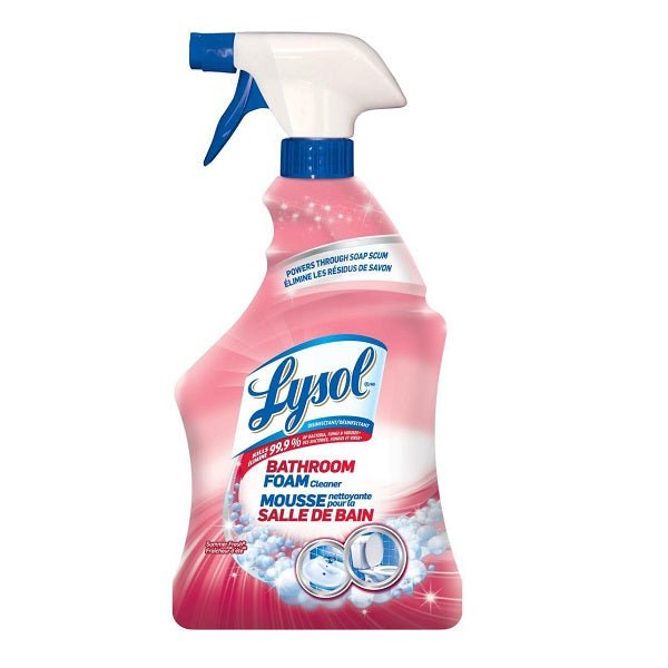 Lysol Bathroom Cleaner Spray, Bathroom Foam, Summer Fresh,  Powers Through Soap Scum 946 mL