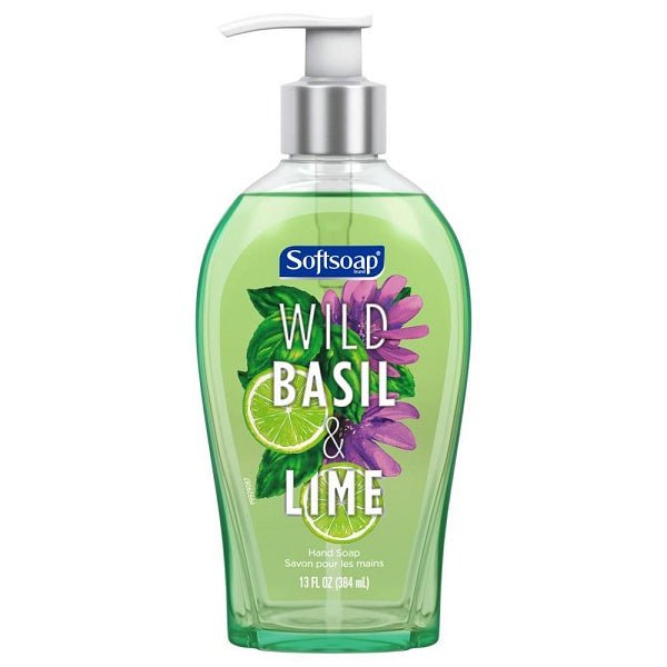 Softsoap Liquid Hand Soap, Wild Basil and Lime - 384 ML