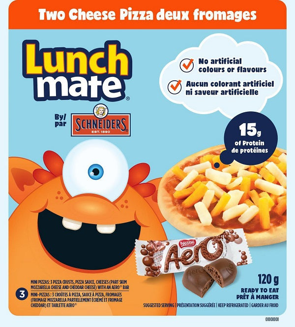Schneiders Lunch Mate Two Cheese Pizza Lunch Kit 90 Gr