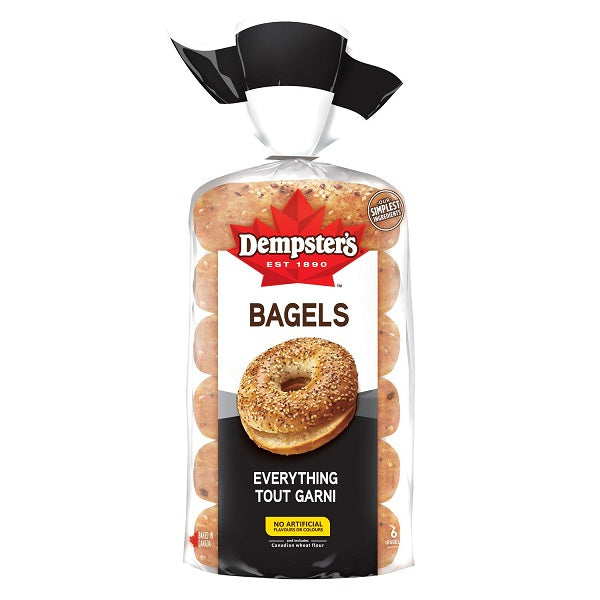 Dempster’s® Everything Bagels Pack of 6, 450 Gr