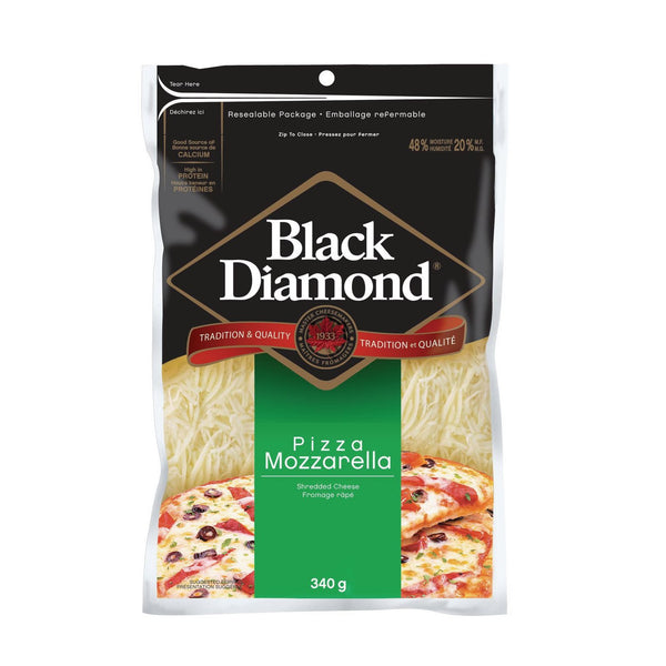 Black Diamond Shredded Mozzarella Cheese 320 g