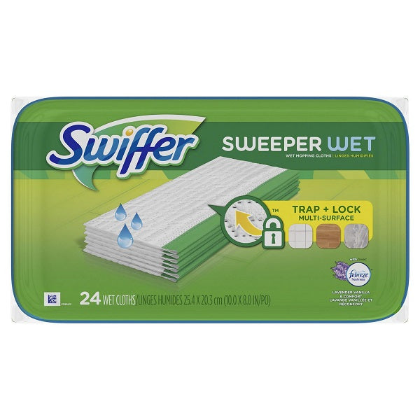 Swiffer Sweeper Wet Mopping Cloths with Febreze Freshness