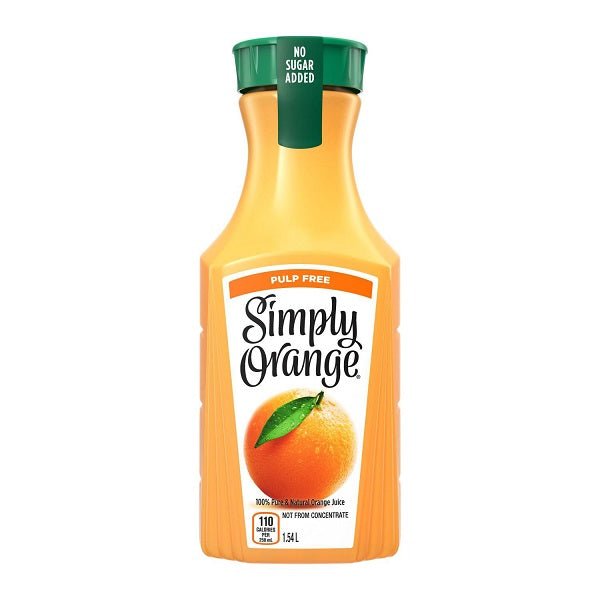 Simply Orange Pulp Free Orange Juice 1.54L