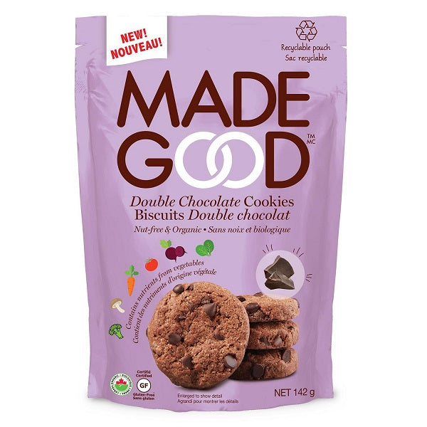 MadeGood Organic Double Chocolate Cookies