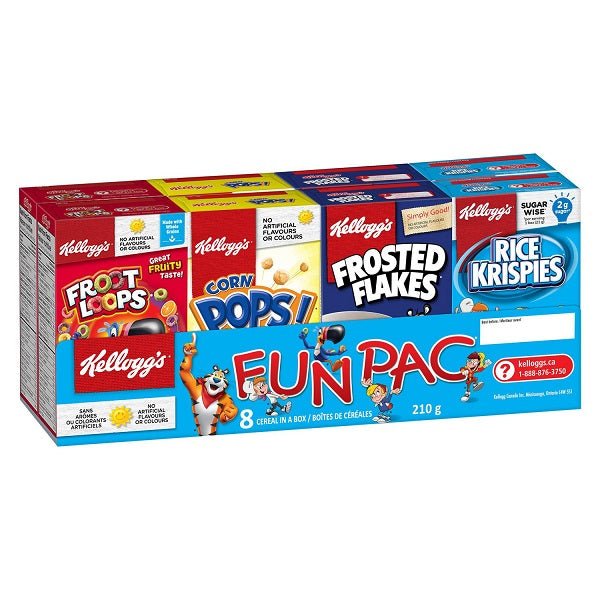Kellogg's Fun Pac Cereal, 210g