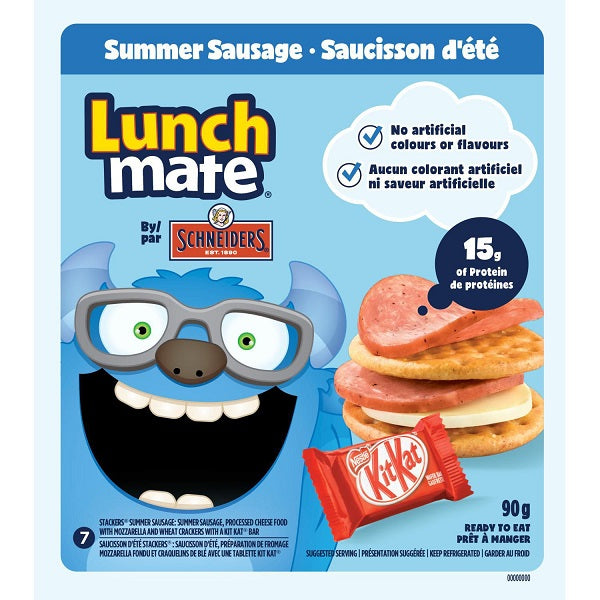 Schneiders Lunch Mate Summer Sausage Lunch Kit 90 Gr