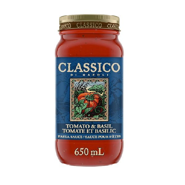 Classico Tomato & Basil Pasta Sauce 650 ml