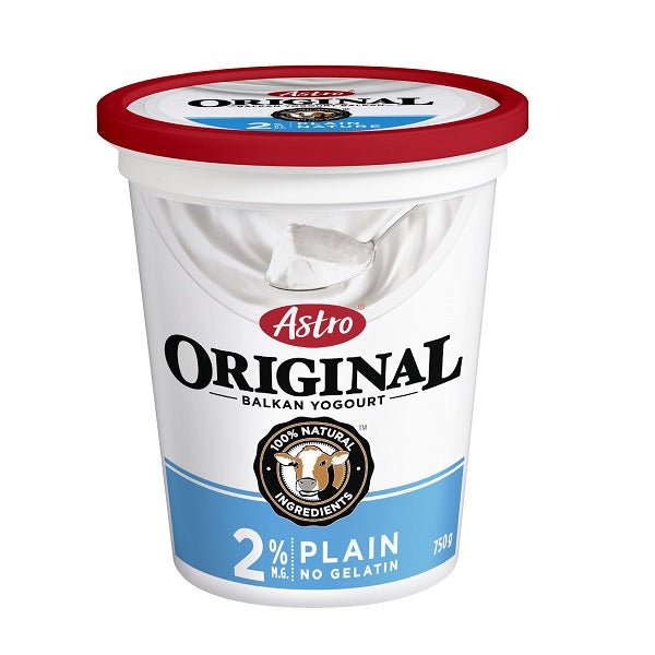 Astro Original Plain Balkan Style 2% M.F. Yogurt , 750gr