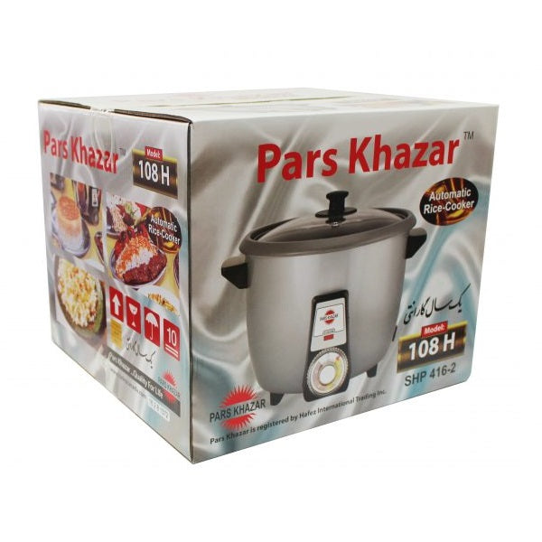 Pars Khazar Rice Cooker 8-Cups, 1.8 L