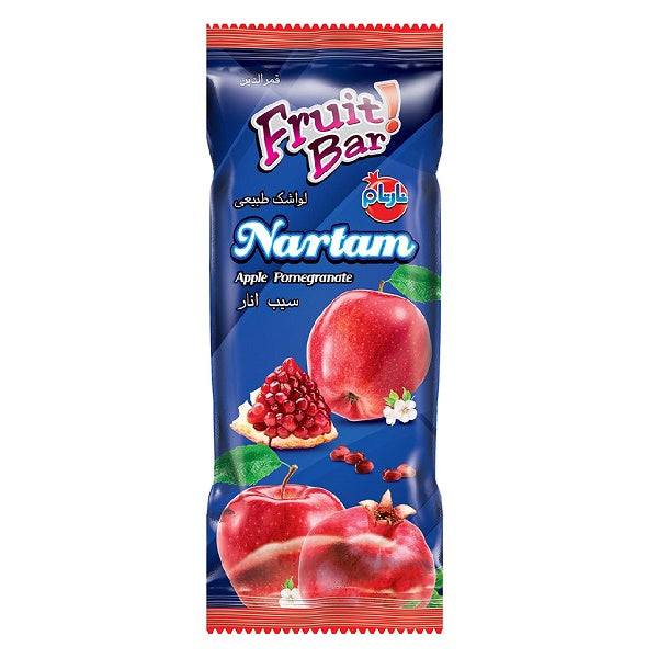 Nartam Fruit Bar, Apple & Pomegranate, 90g (Pack of 2)