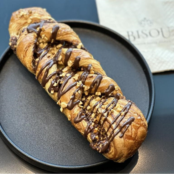 Bisou Chocolate Twist Croissant (Pack of 2)