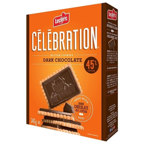 Celebration Butter Cookies Dark Chocolate 240 g