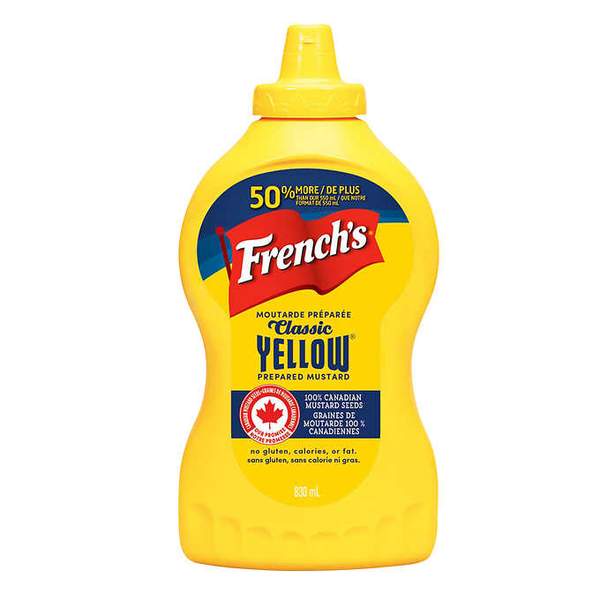 French's Classic Yellow Mustard 830 ml